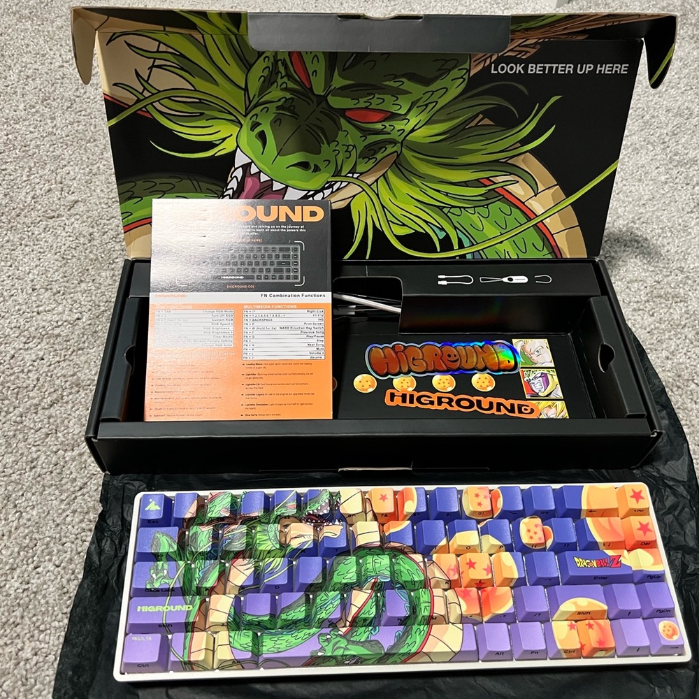Dragon Ball Z x Higround PERFORMANCE 65 Keyboard Shenron